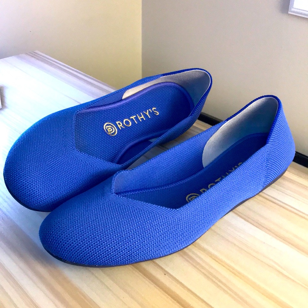 Rothy’s blue cornflower flats size 9